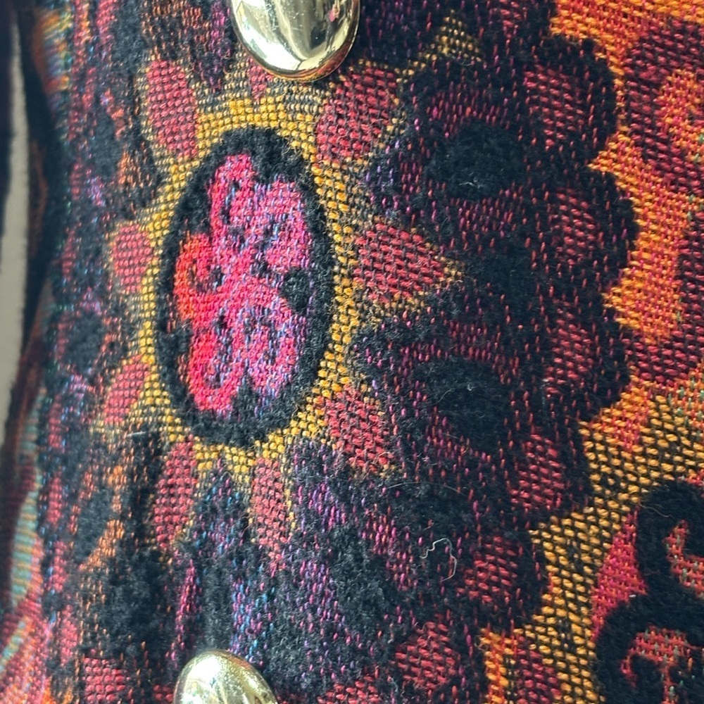 Saks Fifth Avenue Vintage Paisley Brocade Opera Coat β¨ππ§₯ - Picture 5 of 11